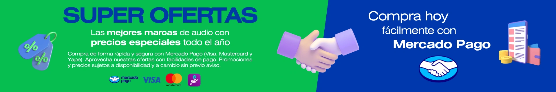 Ofertas en equipos de audio profesional